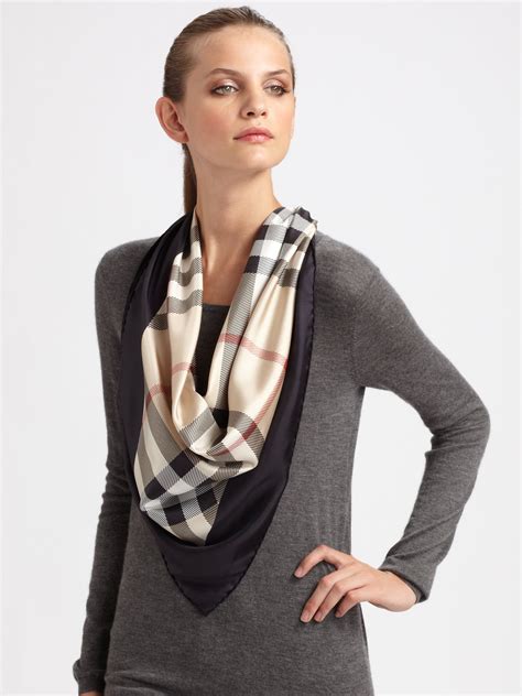 burberry square silk scarf|burberry silk scarf price.